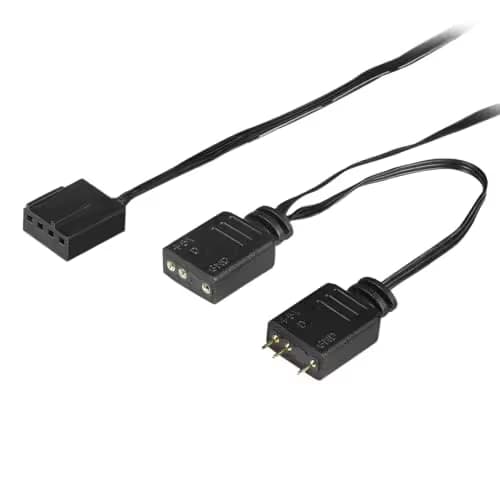Iceberg Thermal IceGALE Lightning 120mm Black ARGB PWM 76.74 CFM 3-Pack image