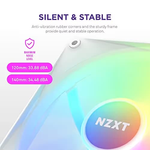 NZXT F120 RGB Core 120mm White ARGB image