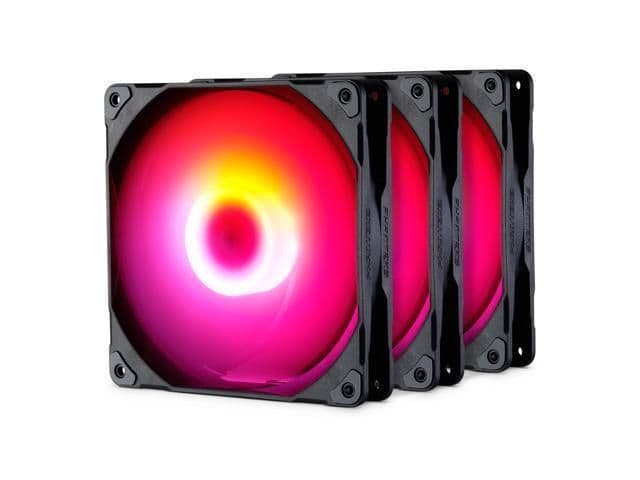 Phanteks M25-140 140mm Black PWM RGB 3-Pack image