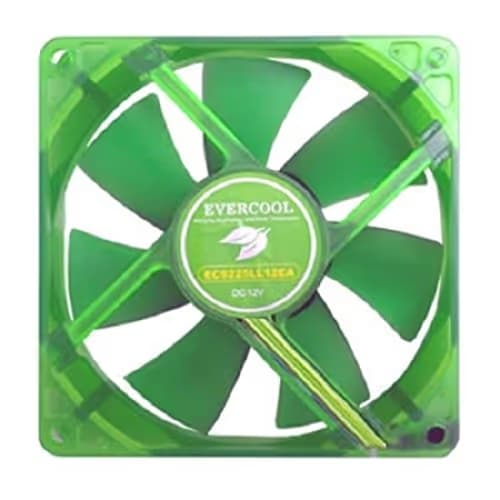 Evercool Evergreen 30.51 CFM 120mm Green 1-Pack main image