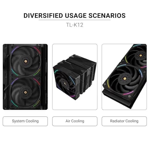 Thermalright TL-K12 120mm Black PWM 69 CFM image