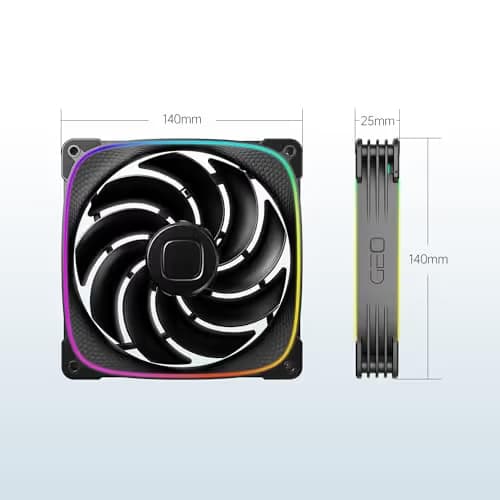 Geometric Future Squama 2503R 140mm White PWM ARGB image