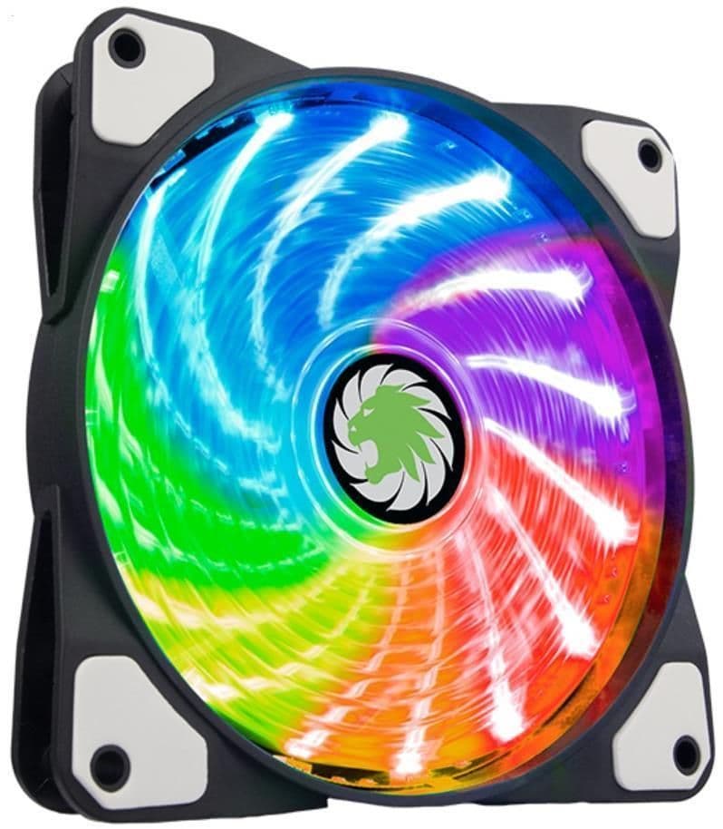 GameMax Storm Force 120mm Black / White RGB 41.4 CFM 1-Pack main image
