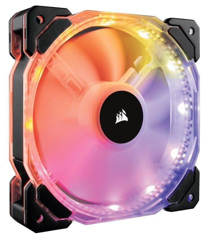 Corsair HD120 120mm Black / White RGB PWM 1-Pack image