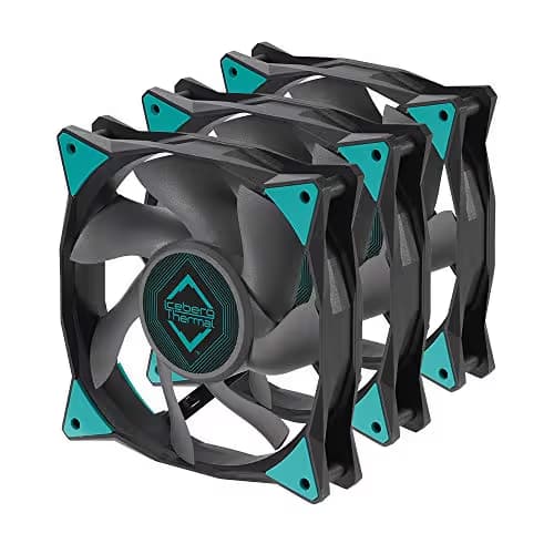 Iceberg Thermal IceGALE 120mm Black 76 CFM PWM 3-Pack main image