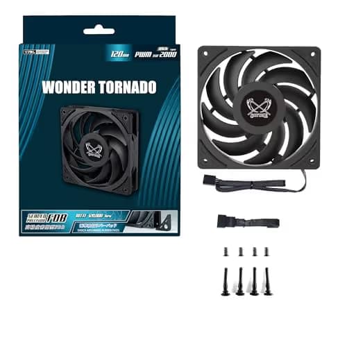 Scythe Wonder Tornado 120mm Black PWM 75.17 CFM image