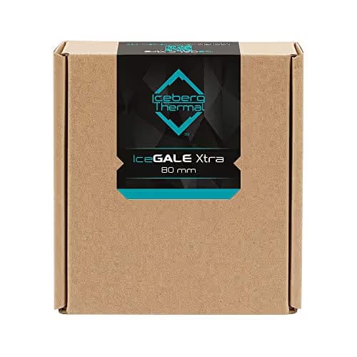 Iceberg Thermal IceGALE Xtra 80mm Teal / White 37 CFM PWM 1-Pack image