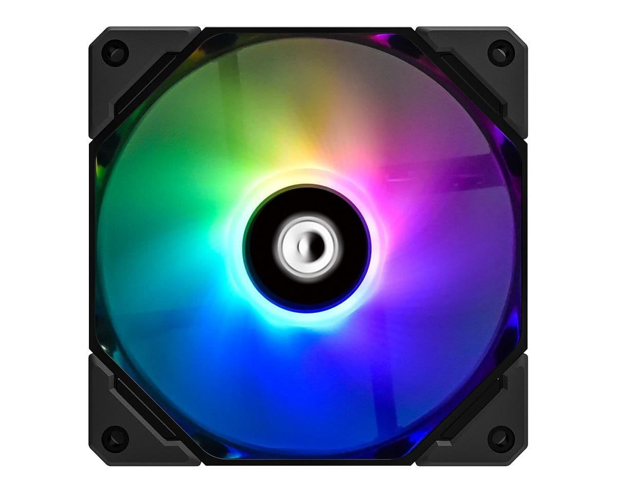 ID-COOLING TF-12025-ARGB 120mm Black / White Addressable RGB PWM 68.2 CFM 1-Pack main image