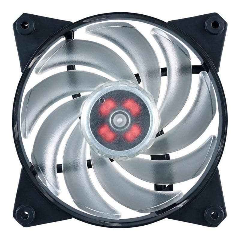 Cooler Master MasterFan Pro Air Balance 42.7 CFM 120mm Black / White RGB PWM 1-Pack main image