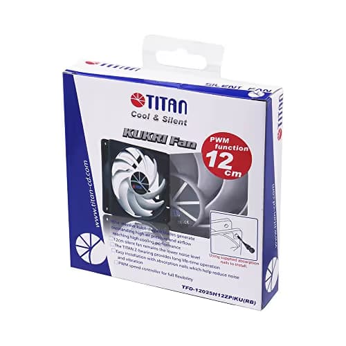 Titan TFD-12025H12ZP 120mm White/Blue PWM image
