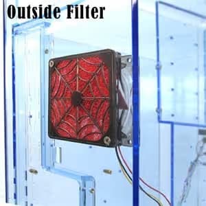 Evercool Spider Filter 120mm 80 CFM Red 1-Pack image