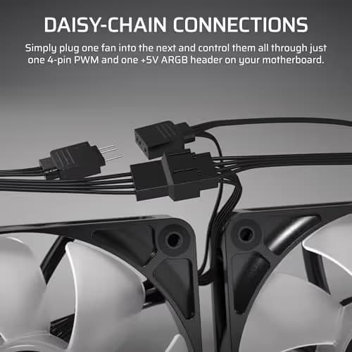 Corsair RS120 120mm Black ARGB PWM 72.8 CFM 1-Pack image