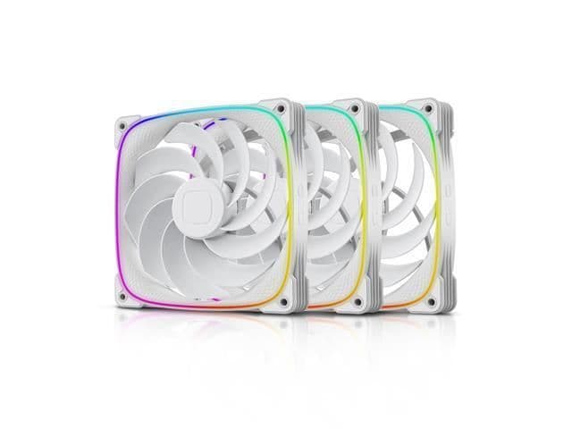 Geometric Future Squama 2503R 140mm White PWM ARGB 3-Pack image