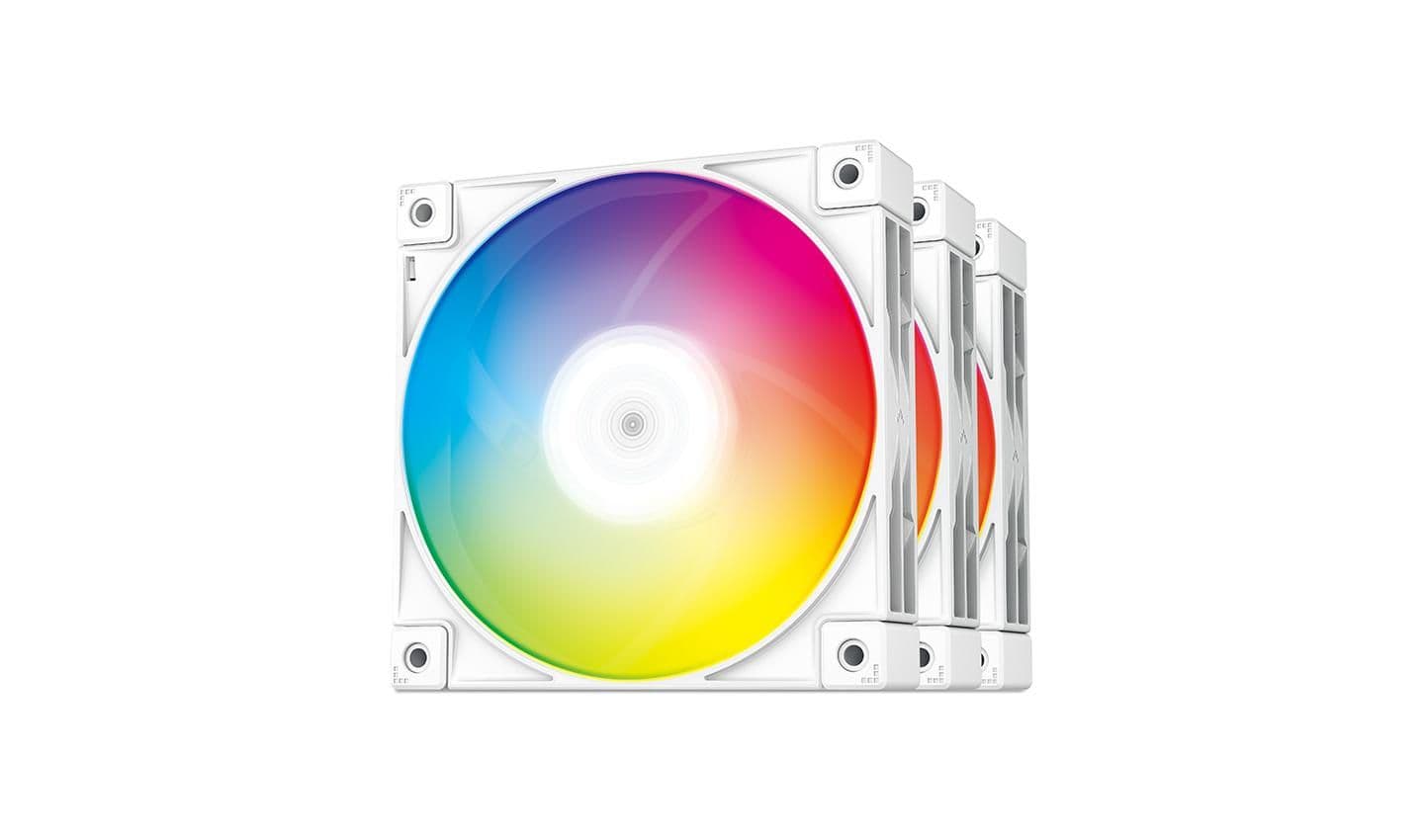 Deepcool FC120 120mm White PWM RGB 3-Pack main image
