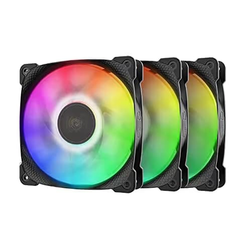 Geometric Future Squama 2501 120mm Black PWM RGB 3-Pack image