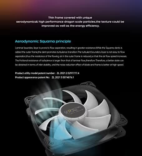 Geometric Future Squama 2501 120mm Black PWM RGB 3-Pack image