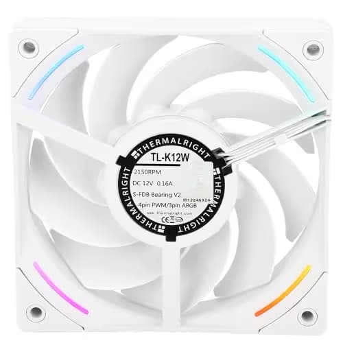 Thermalright TL-K12 120mm White PWM 69 CFM image