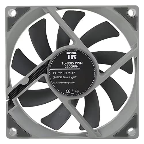Thermalright TL-8015 80mm Gray PWM 28.4 CFM 1-Pack image