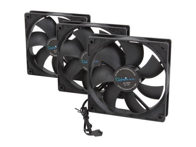 Apevia CF312S-BK 120mm Black 57.67 CFM image