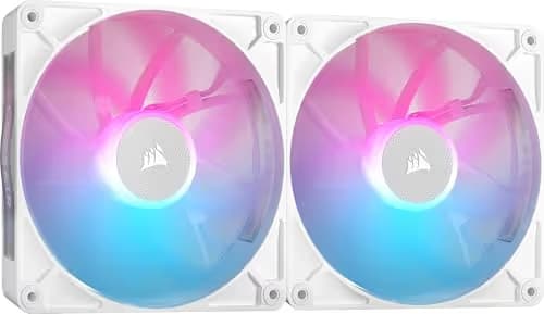 Corsair iCUE LINK RX140 140mm White RGB PWM 2-Pack main image