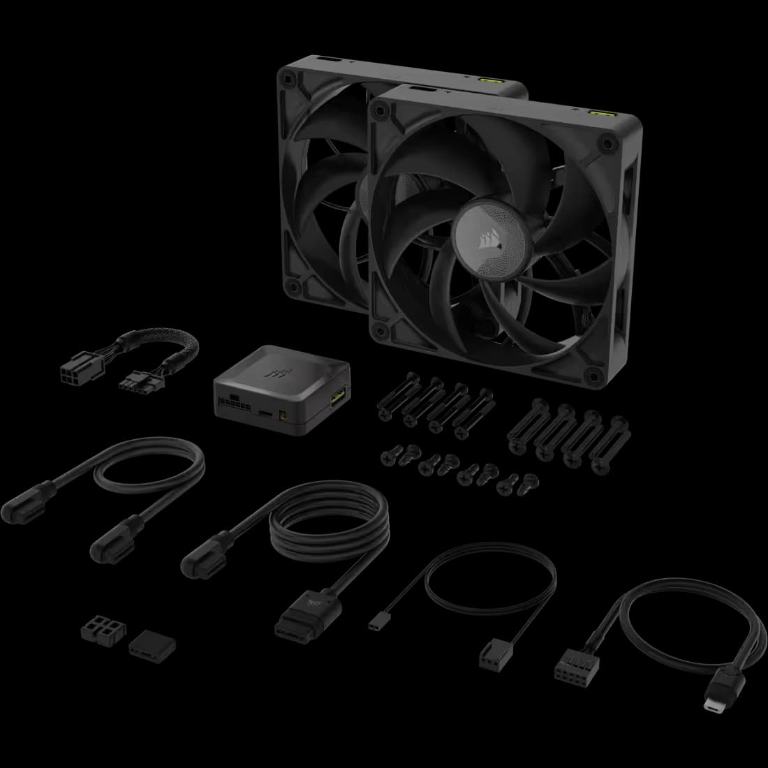 Corsair iCUE LINK RX140 MAX 140mm Black PWM 2-Pack image