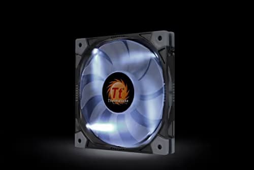 Thermaltake Luna Slim 120mm Black/White White LED image