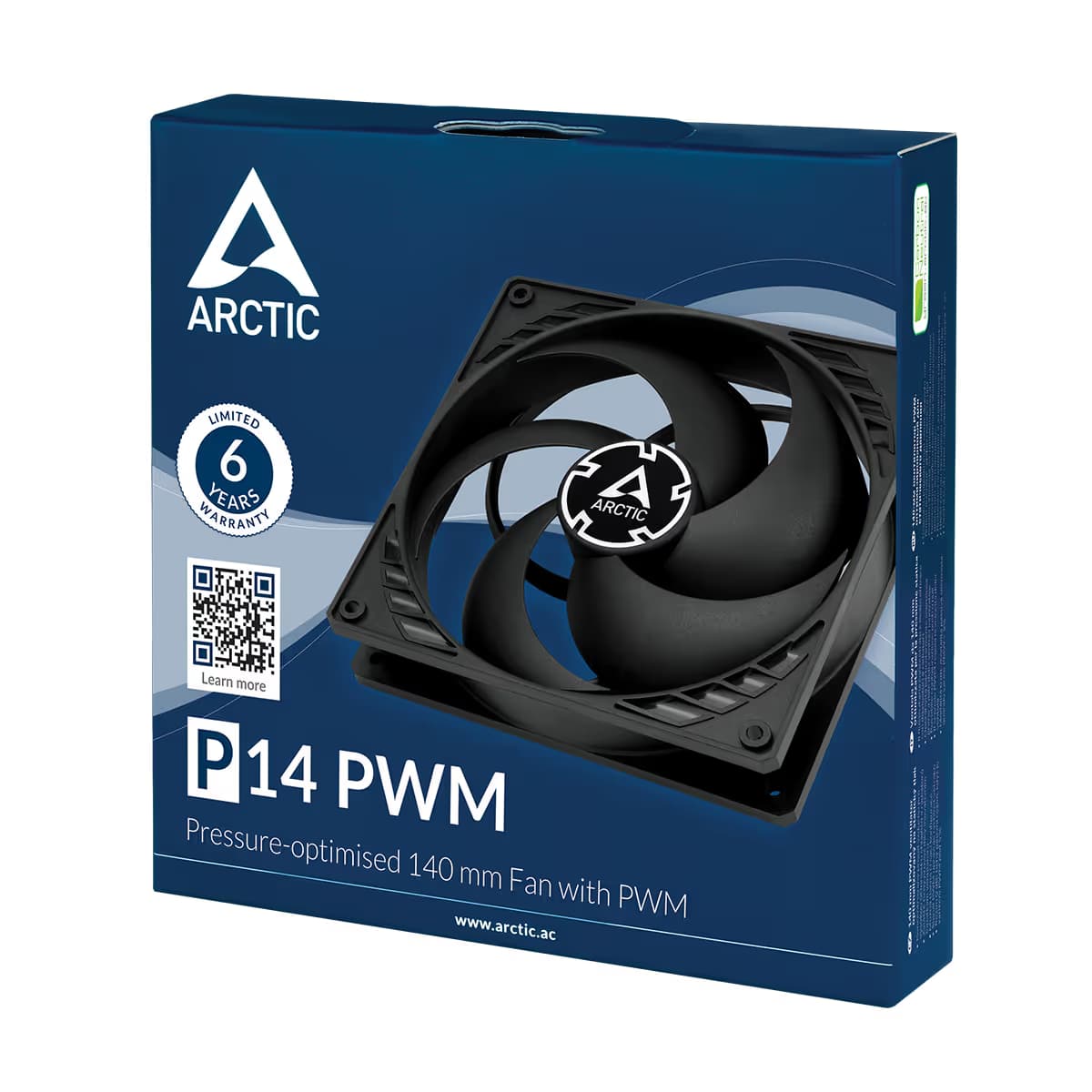 ARCTIC P14 140mm Black PWM image
