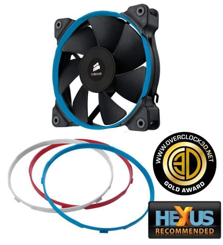 Corsair SP120 Quiet 120mm Black PWM 1-Pack main image