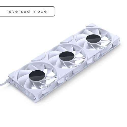 Phanteks M25G2-120 120mm White Addressable RGB PWM Reverse 73.69 CFM 3-Pack image