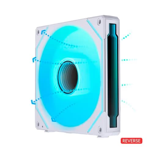 Lian Li Uni Fan SL-Infinity 140mm White PWM ARGB Reverse image