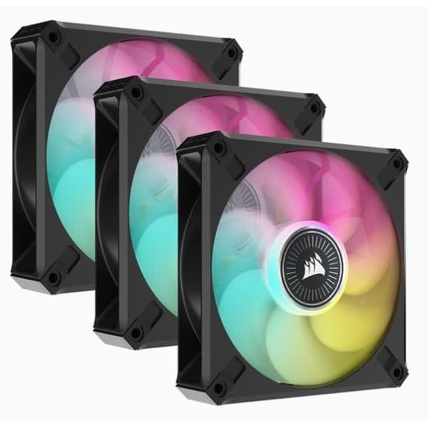 Corsair iCUE ML RGB ELITE Premium 120mm Black RGB PWM 3-Pack main image