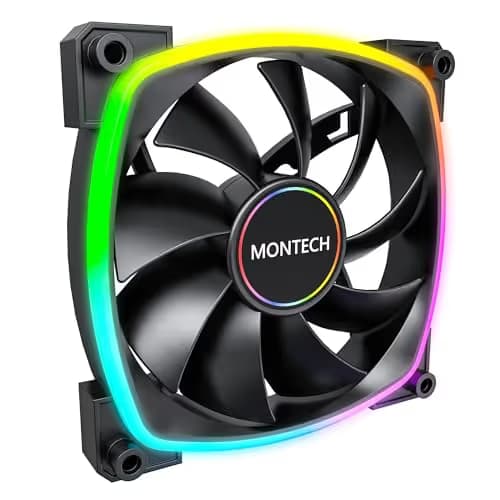 Montech AX140 140mm Black PWM ARGB 90.5 CFM 1-Pack main image