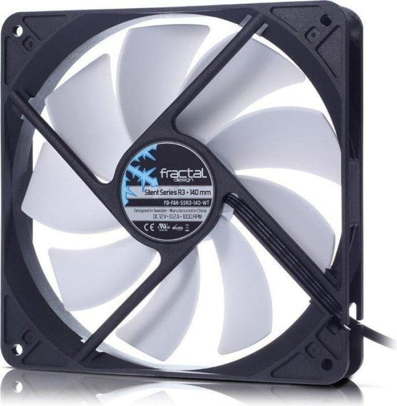 Fractal Design Silent R3 80mm Black / White 20.2 CFM main image