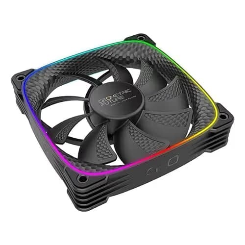 Geometric Future Squama 2503R 120mm Black PWM Addressable RGB image