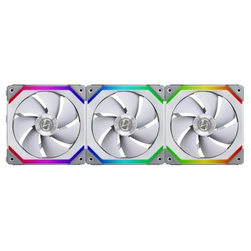 Lian Li UNI SL120 120mm White Addressable RGB PWM 3-Pack image