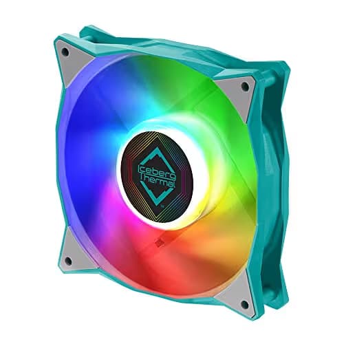 Iceberg Thermal IceGALE 120mm Teal / White ARGB PWM 94 CFM 1-Pack image