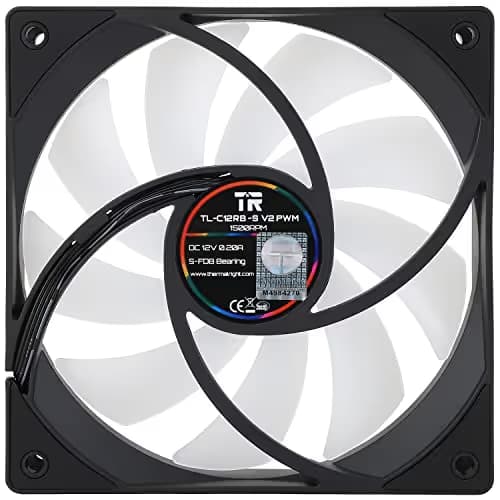 Thermalright TL-C12RB-S V2 120mm Black ARGB Reverse Blade image