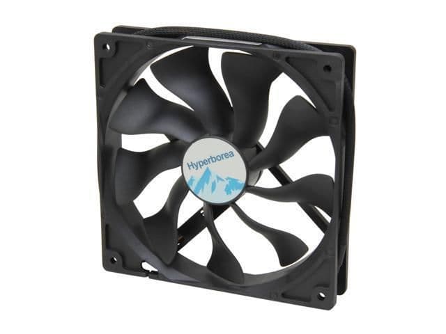 Rosewill Hyperborea 140mm Black PWM 1-Pack main image