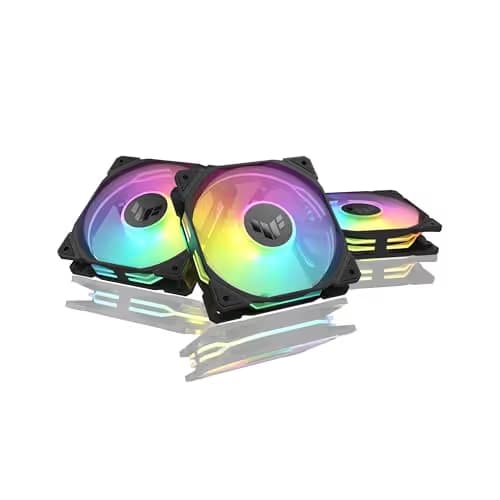 Asus TUF Gaming TR120 120mm Black ARGB PWM 77.4 CFM 3-Pack image