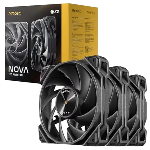 Antec NOVA 120mm Black PWM 3-Pack image