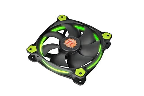 Thermaltake Riing 140mm Black/Green Green LED 1-Pack main image