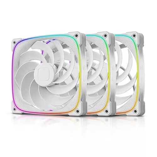 Geometric Future Squama 2503 140mm White PWM ARGB 3-Pack image