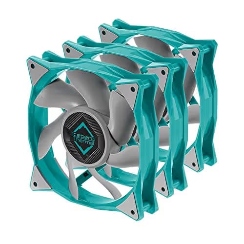Iceberg Thermal IceGALE Xtra 120mm Teal PWM 3-Pack main image