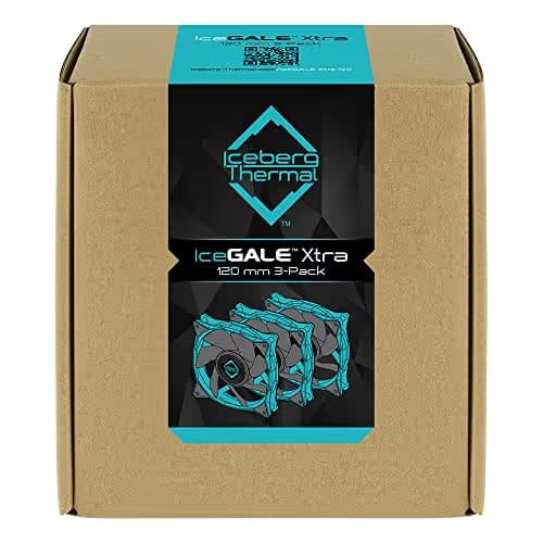 Iceberg Thermal IceGALE Xtra 120mm Teal PWM 3-Pack image