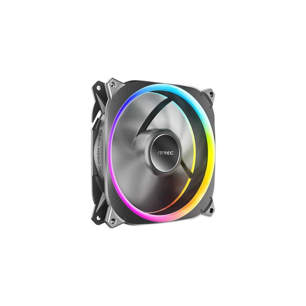 Antec Neo Prizm T3 140mm Black PWM Addressable RGB 80.52 CFM 1-Pack image