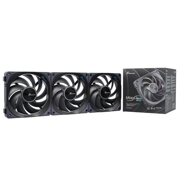 SeaSonic MAGFLOW 120mm Black PWM ARGB 3-Pack image