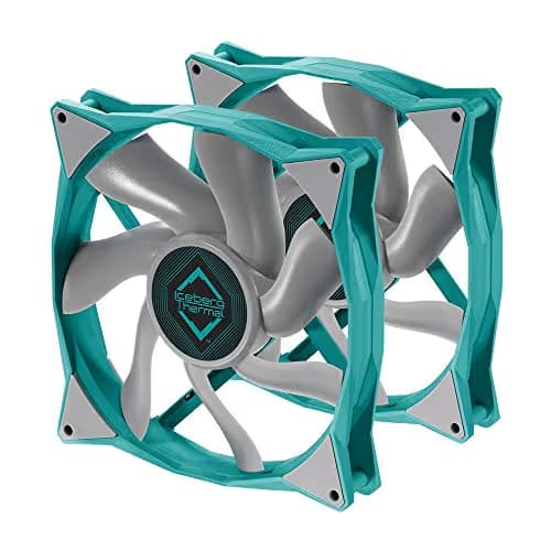 Iceberg Thermal IceGALE 140mm Teal 96 CFM PWM 2-Pack image