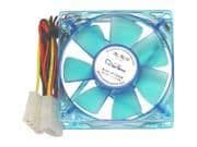 Apevia CF4S-UBL 80mm 25.64 CFM Blue main image