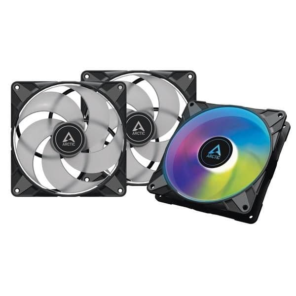 ARCTIC P14 PWM PST A-RGB 140mm Black 68 CFM 3-Pack image