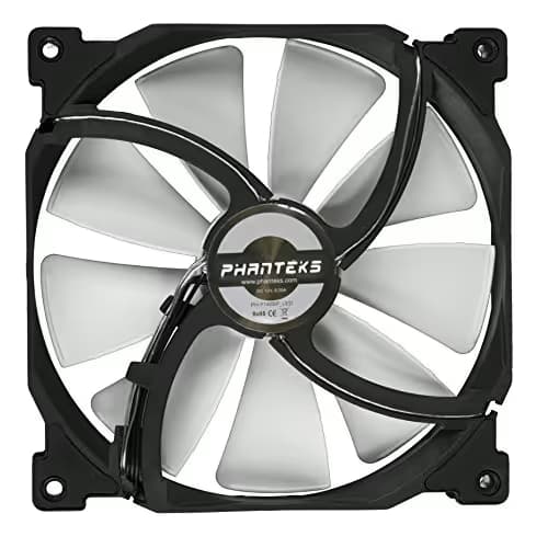 Phanteks F140SP 140mm Black / White Orange LED image